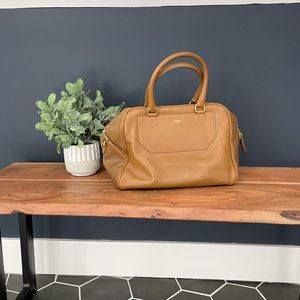 J.W. Hulme Leather Satchel Brown